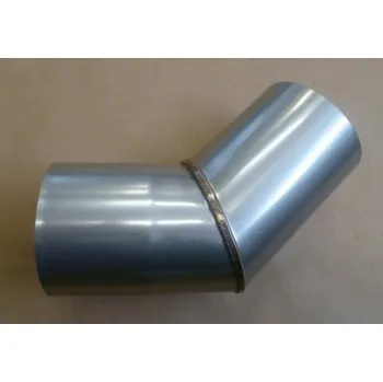 Kouřovod Nerezové komínové koleno průměr 102/45 nerez