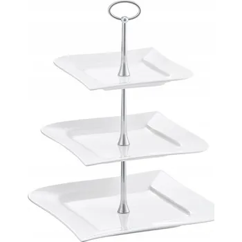 94660 Podnos tříúrovňová Vlna 24,5x24,5 AMBITION