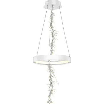 LED Lustr na lanku SPARK LED/35W/230V bílá