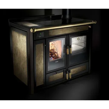 Sporák na tuhá paliva KLOVER ALTEA country s troubou 15/8 kW