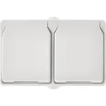 Venkovní zásuvka 2xFRENCH 250V/16A IP44