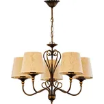 Jupiter 1751 - Lustr na řetězu SOFIA 5xE27/60W/230V