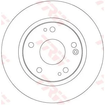 Brzdový kotouč Brzdový kotouč TRW DF6704