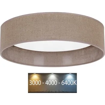 Brilagi - LED Stropní svítidlo VELVET LED/24W/230V 3000/4000/6400K hnědá