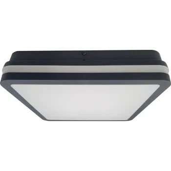 Koupelnové svítidlo LED Koupelnové stropní svítidlo se senzorem ELLÉ LED/24W/230V 26x26 cm IP54 antr