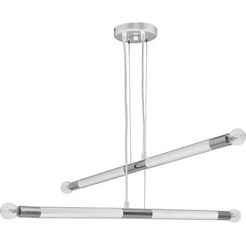 Lustr na lanku BASTONE WHITE 4xE14/40W/230V