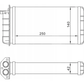 Ventilátor topení a klimatizace HART VÝMĚNÍK TOPENÍ BRAVO/BRAVA, MAREA 95-02 601 653