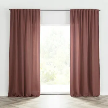 Obraz Dekoria Závěs BASIC na pásce 140x280 vřesová