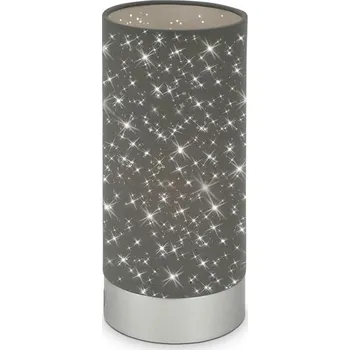 Lampička Briloner 7028-014 - Stolní lampa STARRY SKY 1xE14/25W/230V šedá