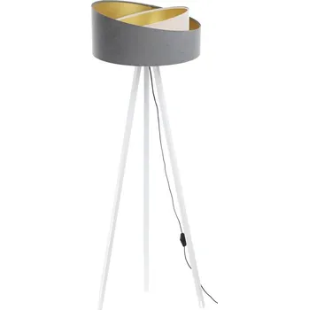 Lampička Stojací lampa GALAXY 1xE27/60W/230V šedá/bílá