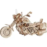 RoboTime - 3D dřevěné mechanické puzzle Motorka cruiser