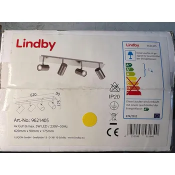 Bodové svítidlo Lindby - Bodové svítidlo 4xGU10/5W/230V