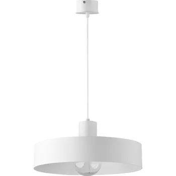 Lustr na lanku RIF 1xE27/60W/230V pr. 35 cm bílá
