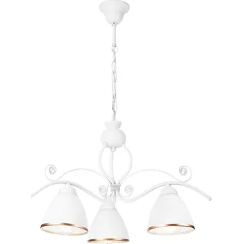 Lustr na řetězu RETRO II 3xE27/60W/230V bílá