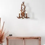 Searchlight 6412-2BR - Nástěnné svítidlo STAG 2xE14/40W/230V paroží