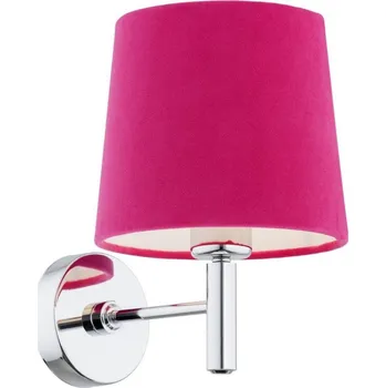 Nástěnné svítidlo Argon 3909 - Nástěnná lampa BOLZANO 1xE27/15W/230V růžová/lesklý chrom