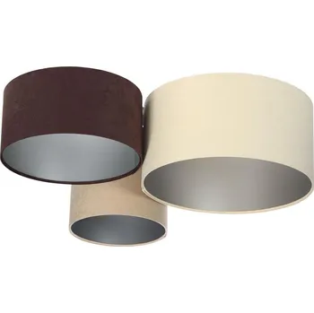 Stropní svítidlo SPACE 3xE27/60W/230V krémová/hnědá/béžová