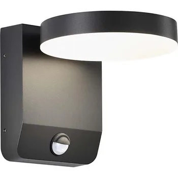 Venkovní osvětlení LED Venkovní nástěnné svítidlo se senzorem LED/17W/230V 3000K černá