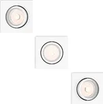 Philips 50193/31/PN - SADA 3x Podhledové svítidlo ENNEPER 1xGU10/5,5W/230V