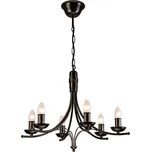 Lustr na řetězu LUCA 6xE14/40W/230V