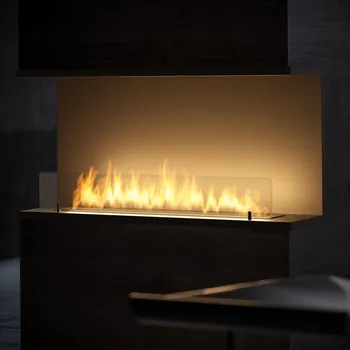 Biokrb InFire InFire - Vestavěný BIO krb 100x50 cm 3kW černá + záruka 3 roky