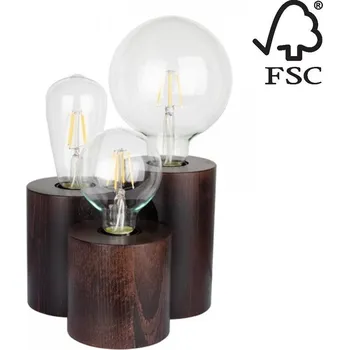 Lampička 2266376 - Stolní lampa VINCENT 3xE27/15W/230V buk + záruka 3 roky