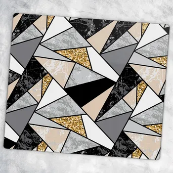 Kuchyňské prkénko Tvrzené skleněné kuchyňské prkénko s ozdobnou grafikou Geometrický vzor 60x52