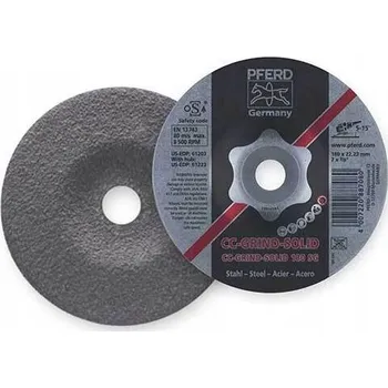 Brusný kotouč PFERD - BRUSNÝ KOTOUČ PFERD CC-GRIND-SOLID 180 SG OCEL 180mm