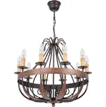 Lustr na řetězu LOARA 10xE14/60W/230V