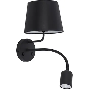 Nástěnné svítidlo Nástěnná lampa MAJA 1xE27/15W/230V + 1xGU10/10W/230V černá