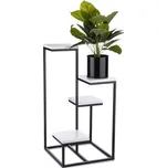 Stojan na květiny KASKADA 79x40 černá/bílá
