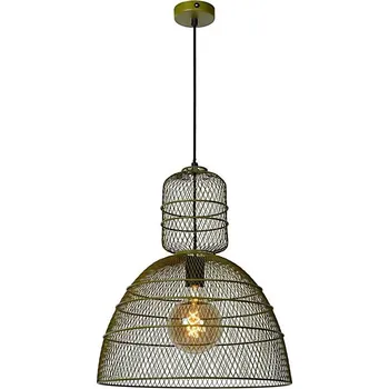 Lucide 78395/01/33 - Lustr na lanku GASSET 1xE27/60W/230V zelená