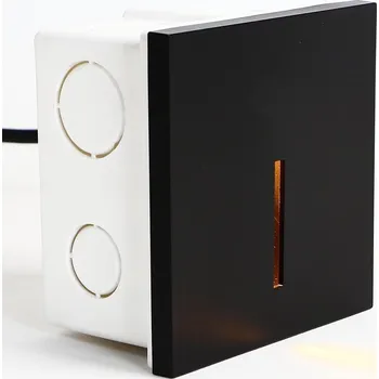 Nástěnné svítidlo Emithor 70431 - LED Schodišťové svítidlo LINE LED/1W/230V 4000K černá