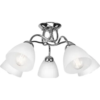 Přisazený lustr MIRANDA 5xE27/60W/230V lesklý chrom