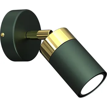 Nástěnné svítidlo Nástěnné bodové svítidlo JOKER 1xGU10/25W/230V zelená/zlatá