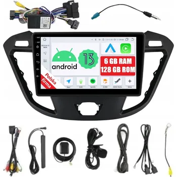 Autorádio 2DIN AUTORÁDIO S NAVIGACÍ ANDROID FORD TRANSIT 7 VII 6/128 GB DSP CARPLAY LTE