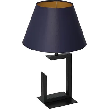 Lampička Stolní lampa 1xE27/60W/230V 45 cm modrá/zlatá
