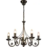 Lustr na řetězu DONATO 5xE14/40W/230V