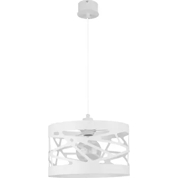 Lustr na lanku MODUL FREZ 1xE27/60W/230V pr. 30 cm bílá