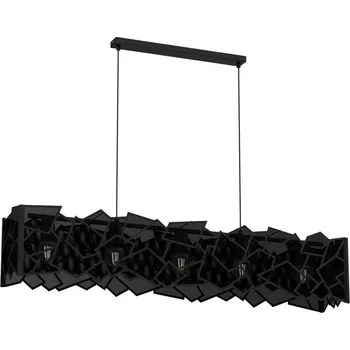 Lustr na lanku CAMO 5xE27/15W/230V černá