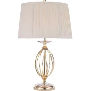 Lampička Elstead AG-TL-POL-BRASS - Stolní lampa AEGEAN 1xE27/60W/230V zlatá