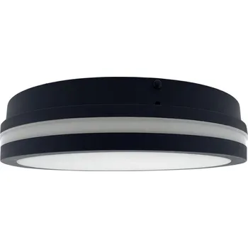 Koupelnové svítidlo LED Koupel. stropní svítidlo se senzorem ELLÉ LED/24W/230V pr. 26 cm IP54 antr