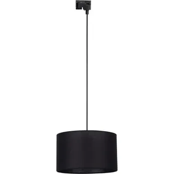 Lustr na lanku do lištového systému TRACER 1xE27/15W/230V pr. 38 cm černá