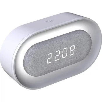 Lampička LED Stmívatelná noční lampička s budíkem KAJA LED/1,3W/5V 3000K