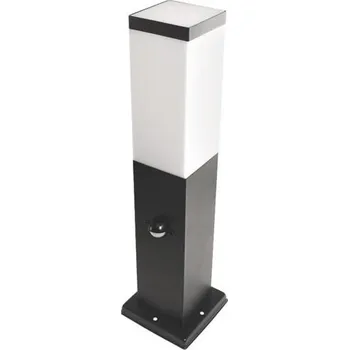 Venkovní osvětlení Venkovní lampa se senzorem SOPPA 1xE27/60W/230V IP44 45 cm černá