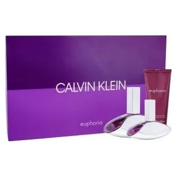Nestandardní parfém Calvin Klein Calvin Klein Euphoria Woman SET: Parfémovaná voda 100ml + Parfémovaná voda 30ml + Tělové mléko 100ml pre ženy Parfémovaná voda
