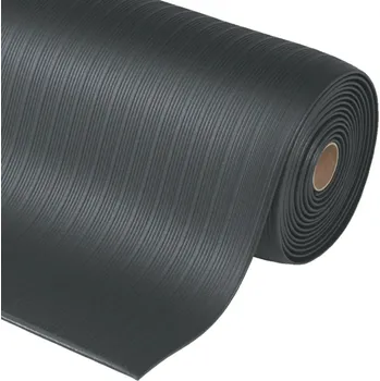 Rohožka Notrax® 408 Airug Plus - Protiúnavová vinylová rohož s rebrovým vzorom - čierna Rozmer: 91cm x 150cm 408
