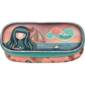 Peněženka Oválný penál na zip - "Washed Ashore" od firmy SANTORO (Gorjuss - Zip Around Pencil Case - "Washed Ashore")