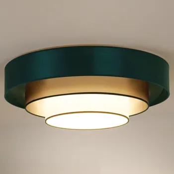 Duolla - LED Stropní svítidlo LUNETA LED/26W/230V pr. 60 cm 4000K zelená/zlatá