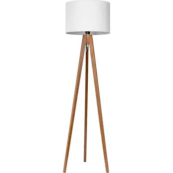 Lampička Stojací lampa ROLLER 1xE27/60W/230V dub bílá